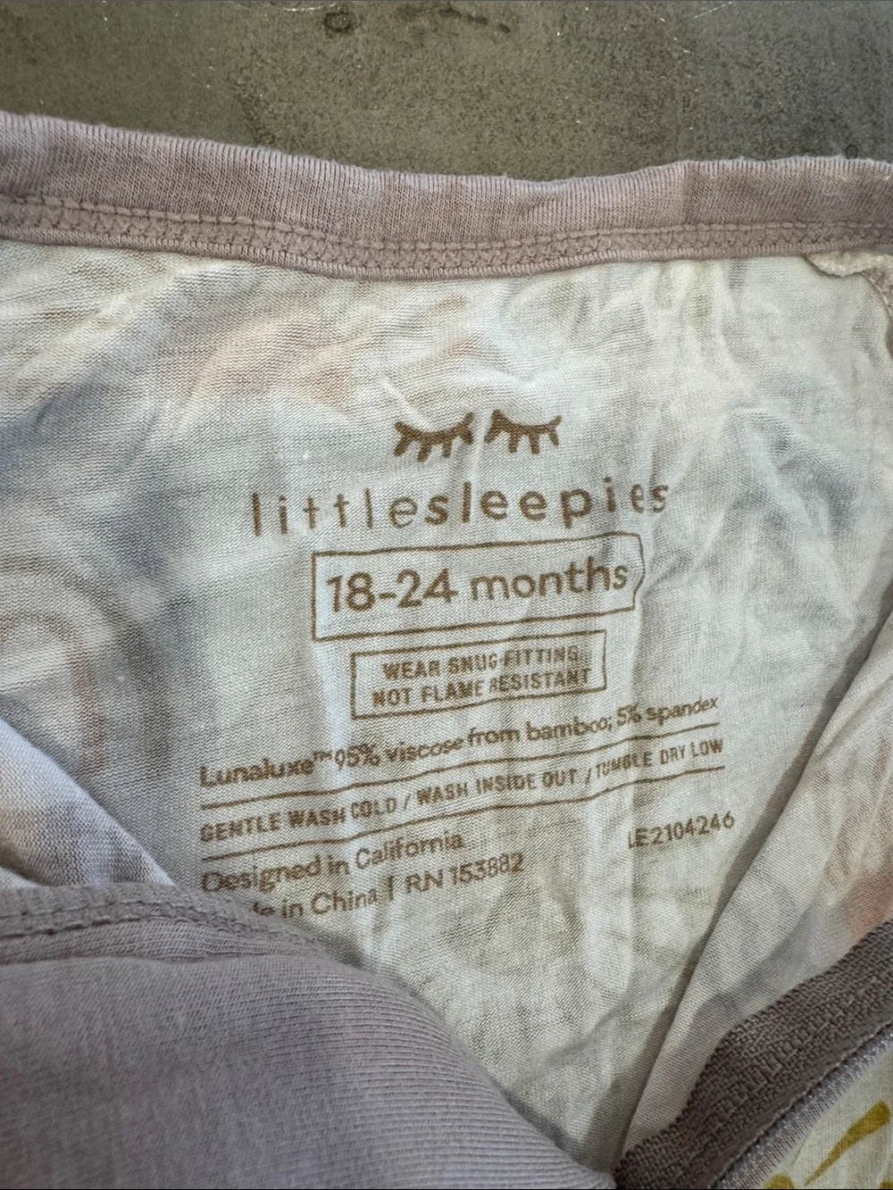 Little Sleepies Shorties in Desert Sunrise Print